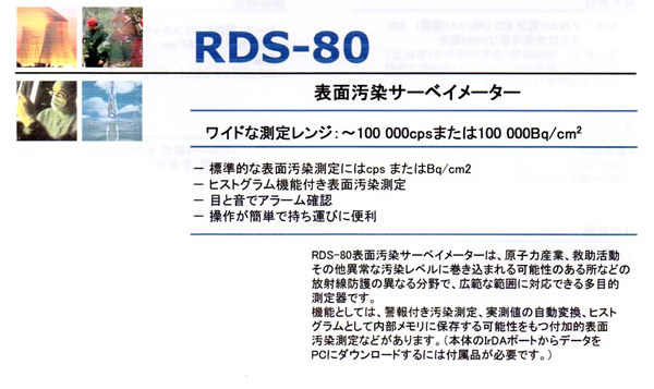 表面汚染サーベイメーター