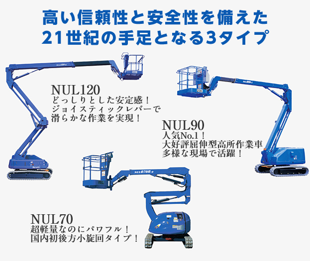 屈伸型高所作業車 (エンジン式クローラ式） | 高所作業車 レンタル本舗