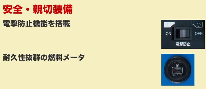 短絡電流調整器を装備